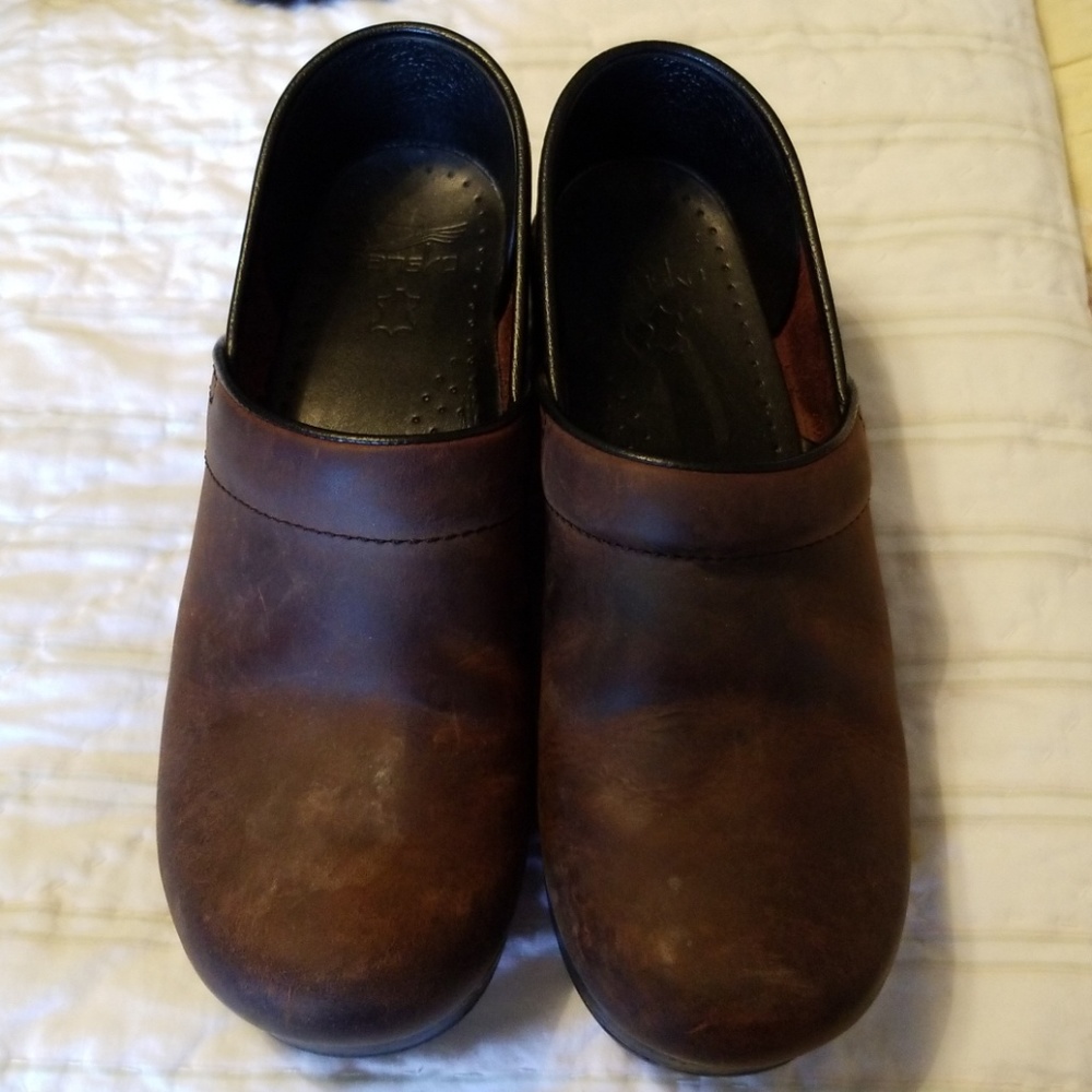 Dansko Leather Clogs
